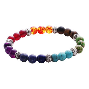 7 Healing Chakra Mixed - Natural Stone Bracelet