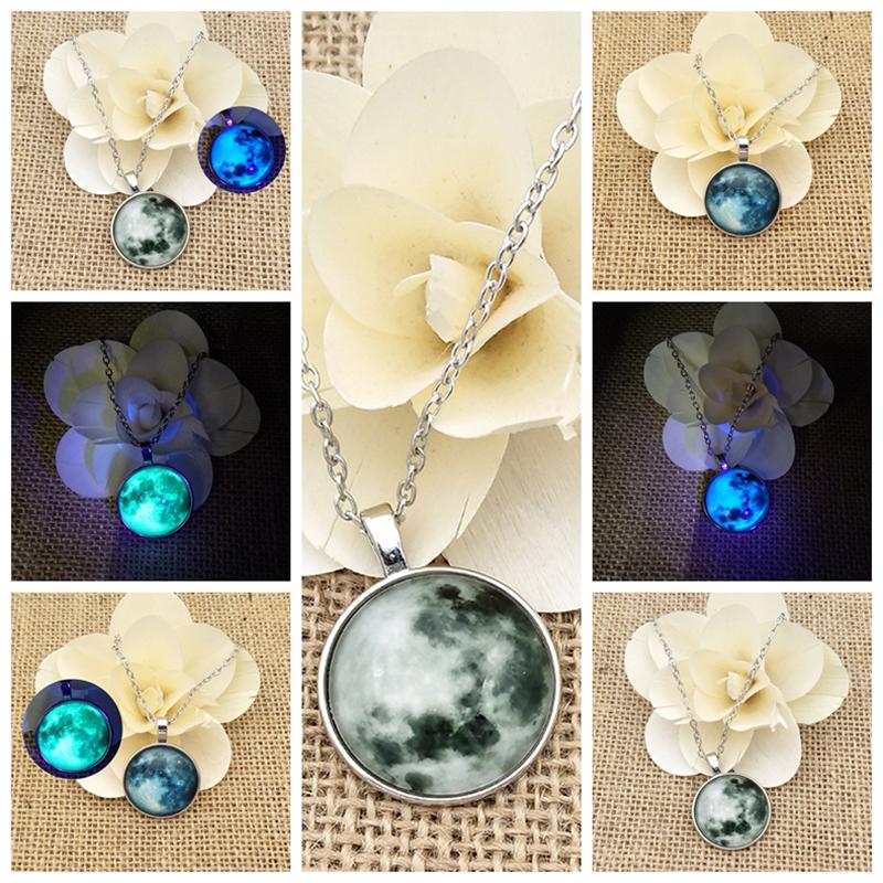 Premium Glowing-in-the-Dark Moon Necklace
