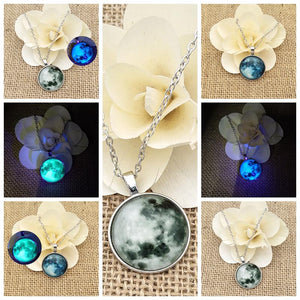 Premium Glowing-in-the-Dark Moon Necklace