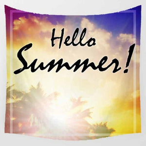 Summertime Landscape Tapestry - 1.5mx1.5m Wall Hanging