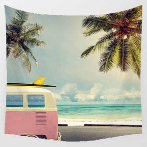 Summertime Landscape Tapestry - 1.5mx1.5m Wall Hanging